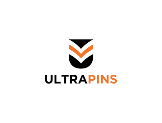 Ultra Pins logo design by pel4ngi