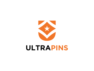 Ultra Pins logo design by pel4ngi