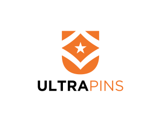 Ultra Pins logo design by pel4ngi