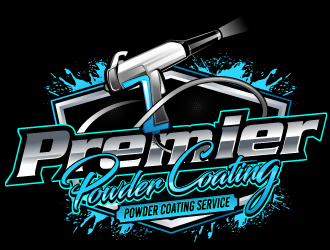 Premier Powder Coating logo design by Suvendu