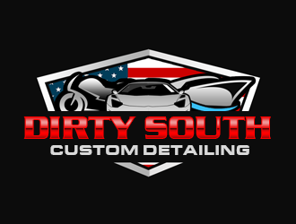 Dirty South Custom Detailing logo design by kunejo