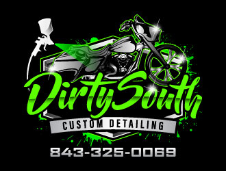 Dirty South Custom Detailing logo design by daywalker
