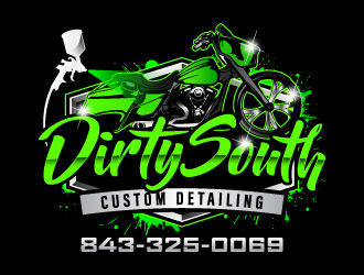 Dirty South Custom Detailing logo design by daywalker