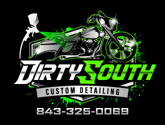 Dirty South Custom Detailing logo design by daywalker