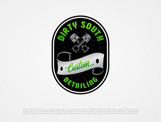 Dirty South Custom Detailing logo design by ngattboy