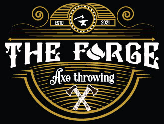 The Forge Axe Throwing logo design by Suvendu