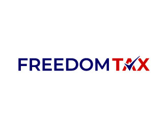 Freedom Tax  logo design by pixalrahul