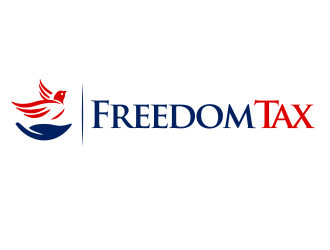 Freedom Tax  logo design by M J