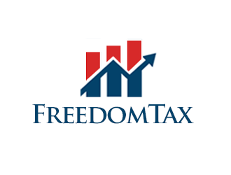 Freedom Tax  logo design by kunejo
