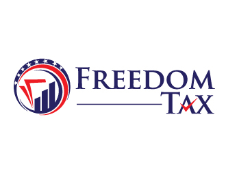 Freedom Tax  logo design by jaize