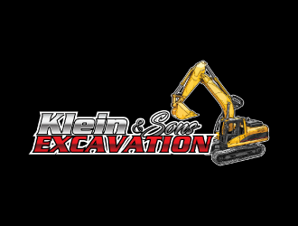 Klein & sons Excavation logo design by nona