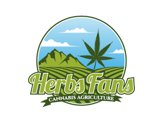 Herbs Fans logo design by sakarep
