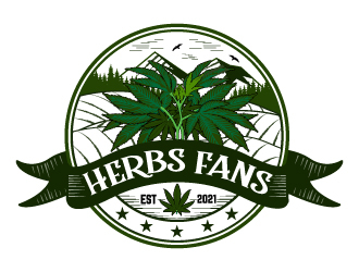 Herbs Fans logo design by Suvendu