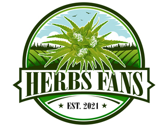 Herbs Fans logo design by DreamLogoDesign