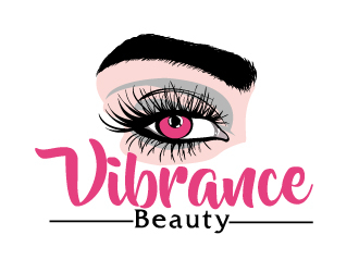 Vibrance Beauty  logo design by ElonStark