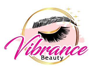 Vibrance Beauty  logo design by ElonStark
