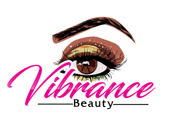 Vibrance Beauty  logo design by ElonStark