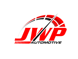 J.W.P automotive logo design by MarkindDesign