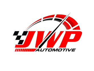 J.W.P automotive logo design by MarkindDesign