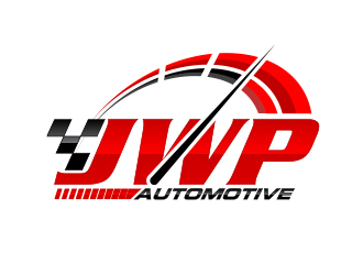 J.W.P automotive logo design by MarkindDesign