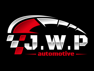 J.W.P automotive logo design by qqdesigns