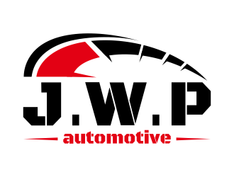 J.W.P automotive logo design by qqdesigns