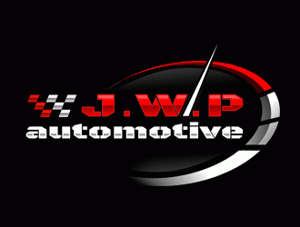 J.W.P automotive logo design by Bananalicious