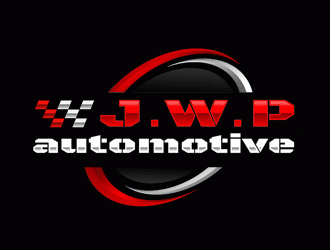 J.W.P automotive logo design by Bananalicious