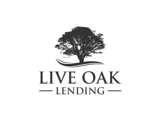 Live Oak Lending logo design by bombers