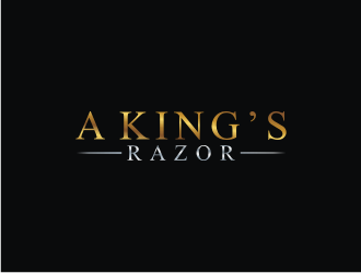 A king’s Razor  logo design by Artomoro