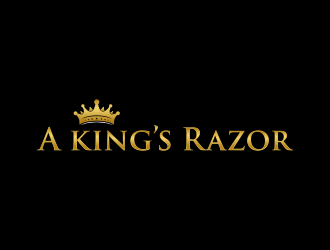 A king’s Razor  logo design by GassPoll