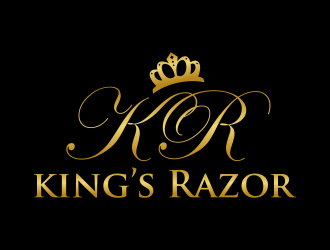 A king’s Razor  logo design by GassPoll
