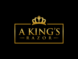 A king’s Razor  logo design by GassPoll