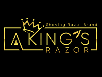 A king’s Razor  logo design by DreamLogoDesign