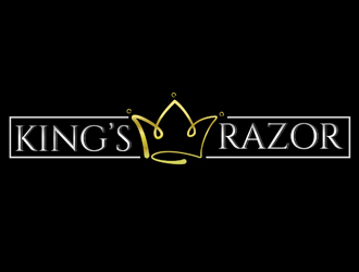 A king’s Razor  logo design by DreamLogoDesign