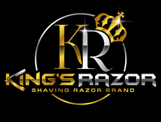 A king’s Razor  logo design by DreamLogoDesign