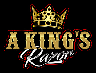 A king’s Razor  logo design by DreamLogoDesign