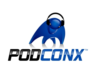 podconx logo design by ruki