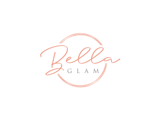 Bella Glam logo design by Artomoro