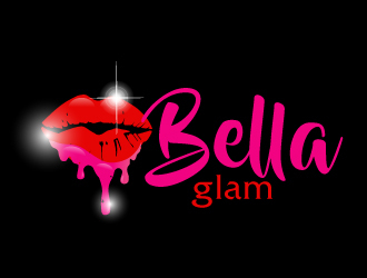 Bella Glam logo design by ElonStark