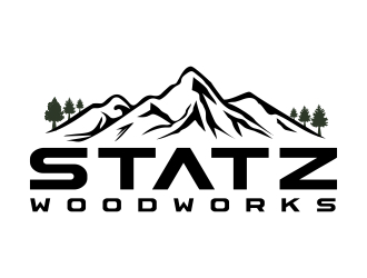 Statz Woodworks logo design by naldart