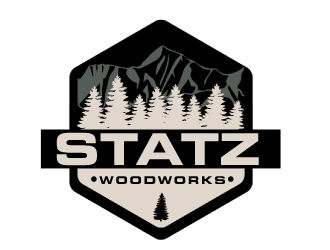 Statz Woodworks logo design by ElonStark