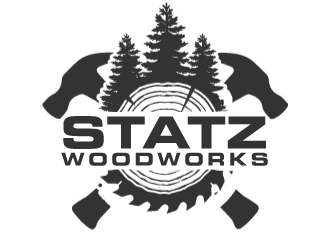 Statz Woodworks logo design by ElonStark