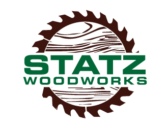 Statz Woodworks logo design by ElonStark