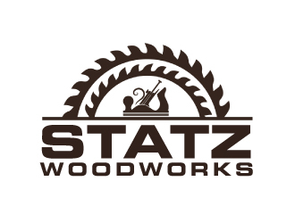 Statz Woodworks logo design by ElonStark