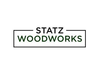 Statz Woodworks logo design by sabyan