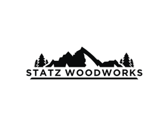 Statz Woodworks logo design by andawiya