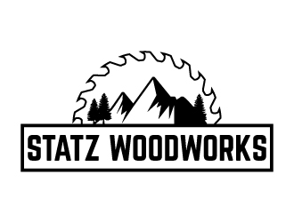 Statz Woodworks logo design by drifelm