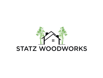 Statz Woodworks logo design by RatuCempaka