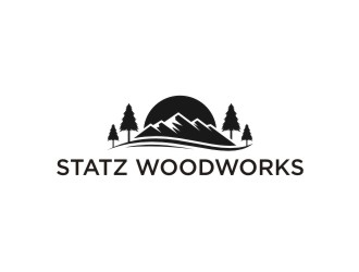Statz Woodworks logo design by bombers